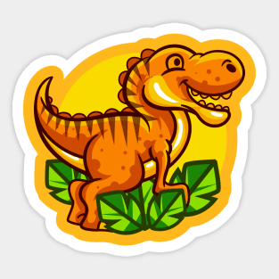 Cute Orange Tyro Sticker